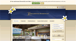 Desktop Screenshot of exklusives-reisen.ch